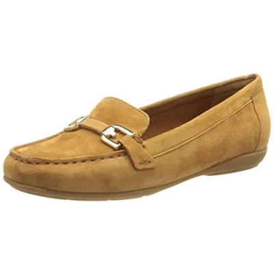 Image de Geox D Annytah MOC Moccasin, Camel, 37.5 EU