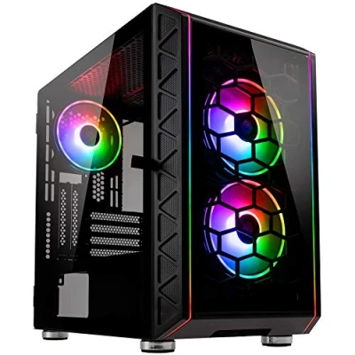 Image de Kolink Citadel Glass SE Micro Tower Noir Neuf