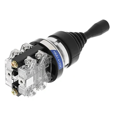 Image de Commutateur Momentané Joystick Interrupteur 4NO 4 Positions avec Rappel par Ressort et Manette pour HKAI 41Z04 Diamètre 30mm