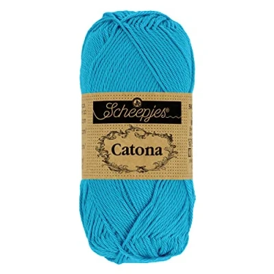 Image de Scheepjes Fil Catona 146 bleu vif 1 x 50 g
