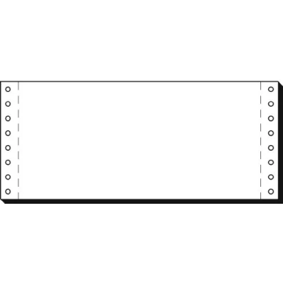 Image de Sigel Papier Listing sans Fin 240 X 4&quot; Simple 70 G/M2 en Blanc Pl Contenu: 3000 Feuilles (04241)