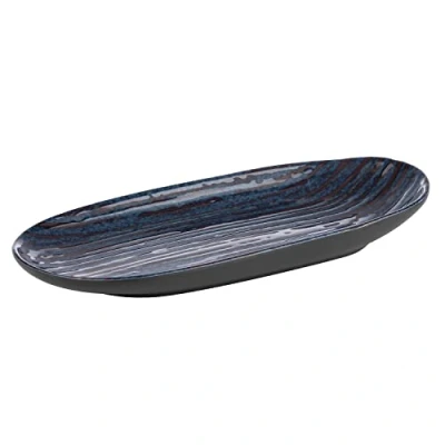 Image de APS 85055 LOOPS/Assiette en mélamine pour de nombreux plats 28 x 13,5 4 cm