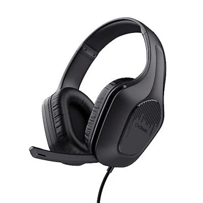 Image de Trust GXT 415 Zirox Casque Avec fil Arceau Noir
