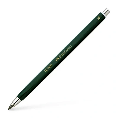 Image de Faber Castell 139406 Crayon graphite TK 9400, dureté: 6B longueur: 145 mm, diamètre de mines: 3,15 crayon, corps hexagonal