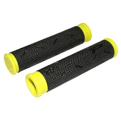 Image de Poignée VTT Progrip 808 Noir Jaune Fluo Ø22mm L120mm (Paire) Mixte Adulte