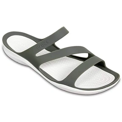 Image de crocs Swiftwater Sandal W, Sandales pour femme, Noir (Fumée / Blanc 06X), 36/37 EU (W 6 US)
