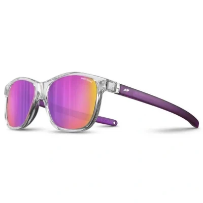 Image de Julbo Turn 2 Lunettes de Soleil, Cristal Brillant/Violet Translucide Mat, Taille Unique Mixte Enfant