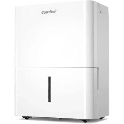 Image de COMFEE&#039; Déshumidificateur Compacte, Absorbe jusqu&#039;à 12L/jour, Deshumidificateur d air avec Roulettes et Poignée, Minuterie 24H, Réservoir 2L, Pour pièce de 20 35㎡, MDDN 12DEN7