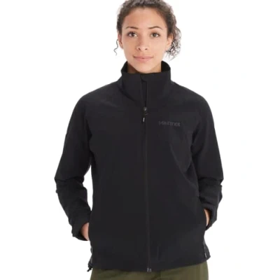 Image de Marmot Femme Wm&#039;s Alsek Jacket, veste softshell déperlante, fonctionnelle et respirante, coupe vent, Black, XS