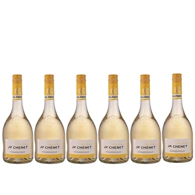 Image de J.P. Chenet So Free Chardonnay Vin blanc Sans alcool arômes ajoutés, goût authentique Origine : France (6 x 0.75 L)