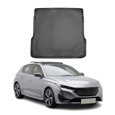 Image de OMAC Tapis de Coffre Compatible avec Peugeot 308 2021 2024 sur Mesure en Caoutchouc