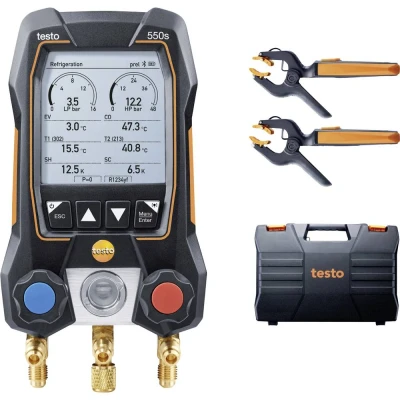 Image de Testo AG 0564 5502 Appareil de mesure d&#039;agent caelte 550s Smart Set