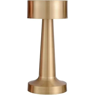 Image de Kizozo Lampe de Table sans Fil, variable, avec Pile, Chevet Bureau, pour Salon Chambre, 3 Couleurs Lumière (doré)