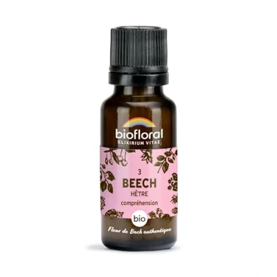 Image de BIOFLORAL 03 Beech, Hêtre BIO 470 Granules Compréhension Fleur de Bach Authentique Sans Alcool