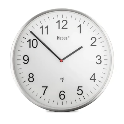 Image de Mebus 19411 Horloge Murale Radio pilotée