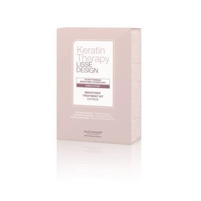 Image de Alfaparf Lisse Design Keratin Therapy Intro Kit 1 paquet Pour tous types de cheveux