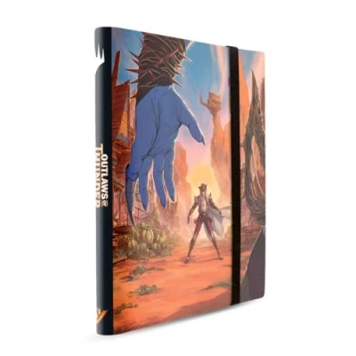 Image de Ultra PRO Outlaws of Thunder Junction 12 Pocket Binder Ft. Oko and Kellan Standoff for Magic: The Gathering, Premium Exclusive Artwork Trading Card Game Storage Solution