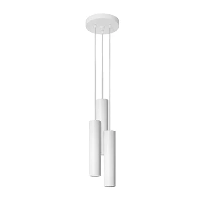 Image de Sollux Lighting Lagos Plafonnier suspendu Cluster, blanc, 3x GU10