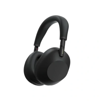 Image de Sony WH 1000XM6 Casque sans Fil Bluetooth à réduction de Bruit Noir, Son Hi Res Unique, Confortable, Conception Pliable, Etui résistant, 30h Autonomie, iOS &amp; Android Noir