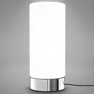 Image de B.K.Licht lampe de chevet intensité variable, 3 niveaux luminosité, table avec fonction Touch, lumière lecture, luminaire chambre enfant, E14, 230V, IP20