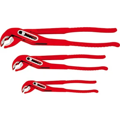Image de Lot de 3 pinces multiprises ROTHENBERGER Dimensions 7, 10 et 12 pouces Rouge