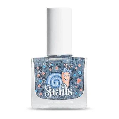 Image de SNAILS Confetti Vernis à l&#039;Eau Bleu 10,5 ml