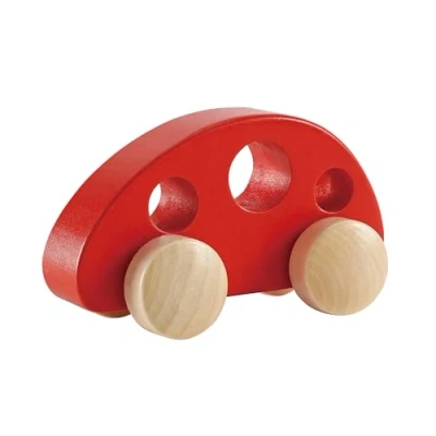 Image de Hape E0052 Mini Van Wooden Push and Pull Along Toy Suitable for 10 months up