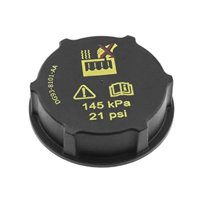 Image de Couvercle de réservoir d&#039;eau compensateur DG938101AA 1301104 1224233 3M5H 8100 AD LF5015205A 30680002 Compatible avec Ford Fiesta MK6 MK7 Plastique