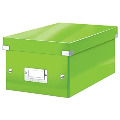 Image de Leitz Boîte de Rangement Format DVD, Vert, Click &amp; Store, 60420054