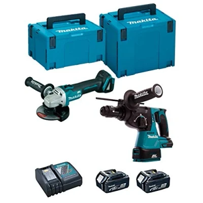Image de Combopack 2 outils 18V LXT (2x5,0Ah) (DHR243Z + DGA504Z) en Mackpac MAKITA DLX2125TJ1