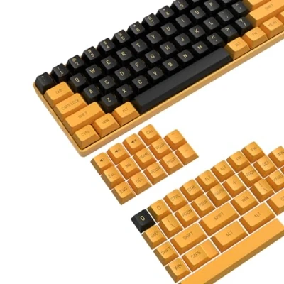 Image de MAMBASNAKE 150 Touches Ensemble de PBT Double Shot,Profil OEM,ANSI US Disposition pour 61/68/87/98/104/108 Clavier Mécanique,Compatible avec Les Commutateurs Cherry MX Gateron Otemu Kailh