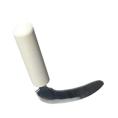 Image de Homecraft, couteau à manche courbés Queens, couverts courbés, en acier inoxydable, pour personnes âgées, handicapées, grande poignée une meilleure prise main, va au lave vaisselle