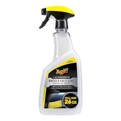 Image de Meguiar&#039;s G3626F Spray Shampoing et Cire Sans Eau Wash &amp; Wax Nettoyage Rapide Voiture Tout en Un 768ml