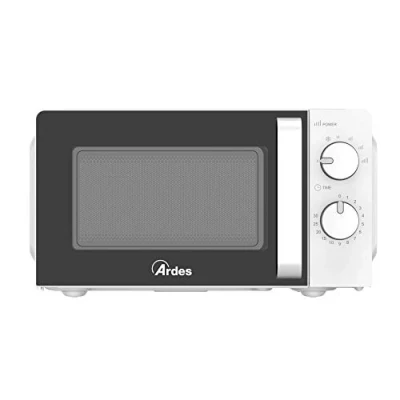Image de ARDES Four à micro ondes 20 Litres Petit avec 6 puissances et modes de cuisson 700W minuterie Lumière interne plateau tournant Modèle AR6520