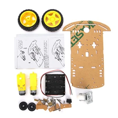 Image de DollaTek Encodeur Intelligent de Vitesse kit châssis boîte Batterie Voiture Robot Moteur pour Arduino