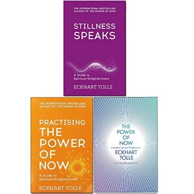 Image de Yellow Kite Eckhart Tolle The Power of Now Collection 3 Livres Set (The Now: Guide Spiritual Lumières, S&#039;entraîner la puissance de maintenant Et Stillness Parle: Whispers maintenant)
