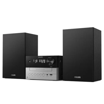 Image de Philips TAM3205M2 Microchaîne, Bluetooth, Lecteur CD, USB, Radio FM Auracast, 85% matières recyclées après consommation
