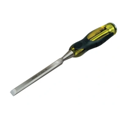 Image de STANLEY 0 16 251 252 Formón FatMax CONTROL 8 mm, Argent/Noir
