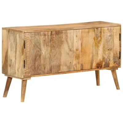 Image de vidaXL Buffet Bois de Manguier Massif Commode Armoire Rangement Table Appoint