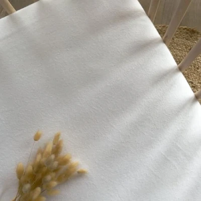 Image de Kadolis Protège Matelas bébé 70x140 cm Tissu 100% Flanelle de Coton Bio Doux et Confortable Forme Drap Housse sans matière synthétique Certifié GOTS