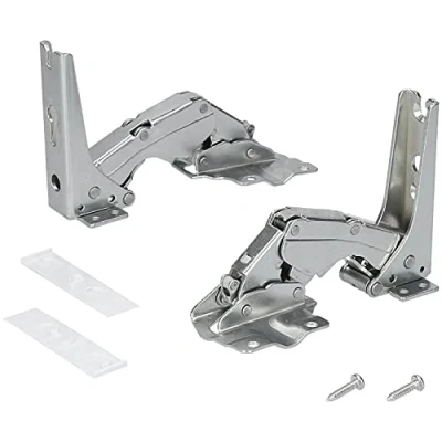 Image de Kenekos Kit de 2 charnières Porte adapté au réfrigérateur Bosch Siemens 00481147/481147 Neff AEG Electrolux 407131425/8 Miele 5546050 Source Constructa Balay Congélateur