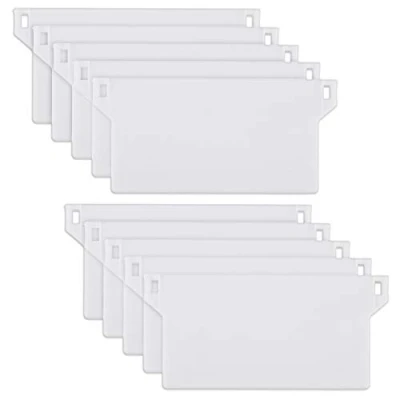 Image de First blinds Lot de 30 poids pour store vertical 89 mm Lamelles rechange bas Blanc
