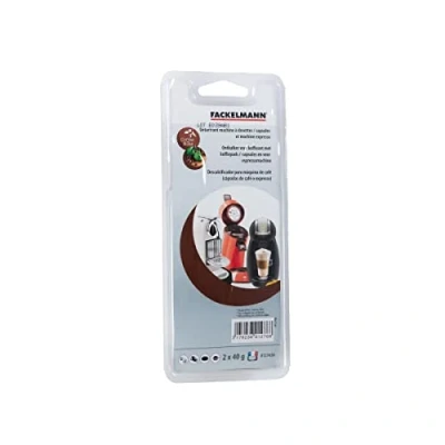 Image de Fackelmann 0127650 Détartrant pour Machine à café, Entretien dosettes, Capsules, Expresso, Acide citrique, 7 x 10,5 1 cm