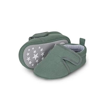 Image de Sterntaler garçon Chaussure d&#039;éveil pour bébé Semelle de Mocassin, Vert foncé, 18 EU