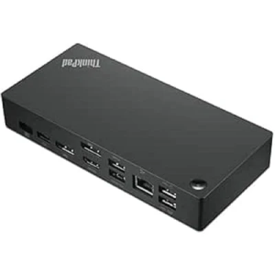 Image de Lenovo 40AY0090IT station d&#039;accueil Avec fil USB 3.2 Gen 1 (3.1 1) Type C Noir Neuf