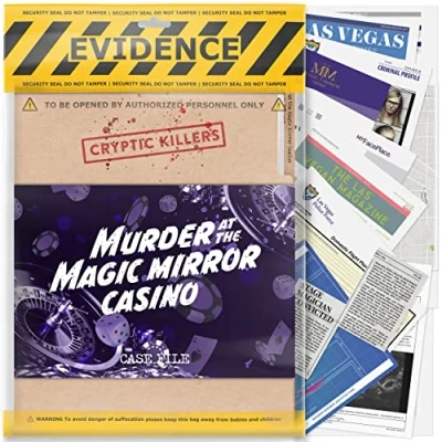 Image de Cryptic Killers Unsolved murder mystery game Cold Case Files Investigation Detective Evidence &amp; Crime File Individus, rendez vous et jeux de fête au Magic Mirror Casino
