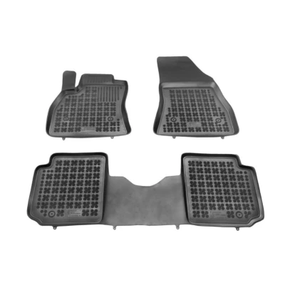 Image de REZAW PLAST 201516 Ensemble de tapis sol Caoutchouc avant et arrière 3 noir Sur mesure FIAT: 500L