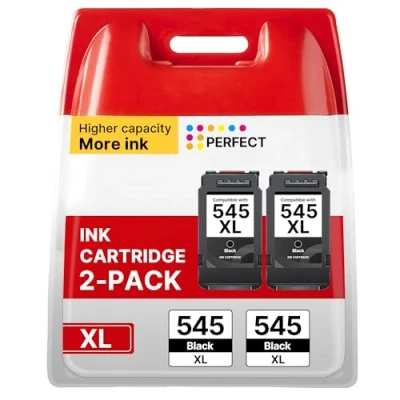 Image de Washope PG 545XL 545 XL Cartouche d&#039;encre Remplacement pour Canon 546 Pixma MX495 TS3150 TS3350 TS3151 TS3351 MG2550S MG2555S MG3050 MG2950 MG3051 MG2450 MG2500 TR4551 (Noir, 2 Pack)