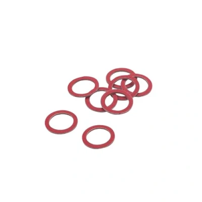 Image de Joint fibre rouge eau chaude/eau froide 20x27 (3/4) (lot de 8) NOYON &amp; THIEBAULT