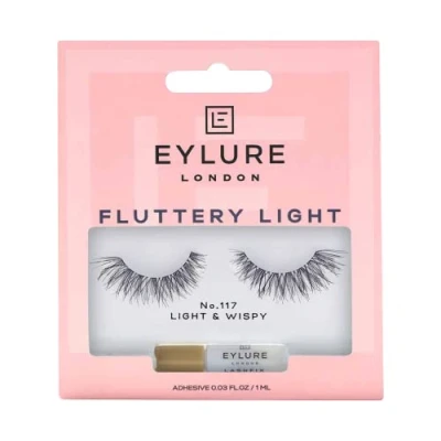 Image de Eylure Fluttery Light No.117 Strip Lashes (was Texture No.117)